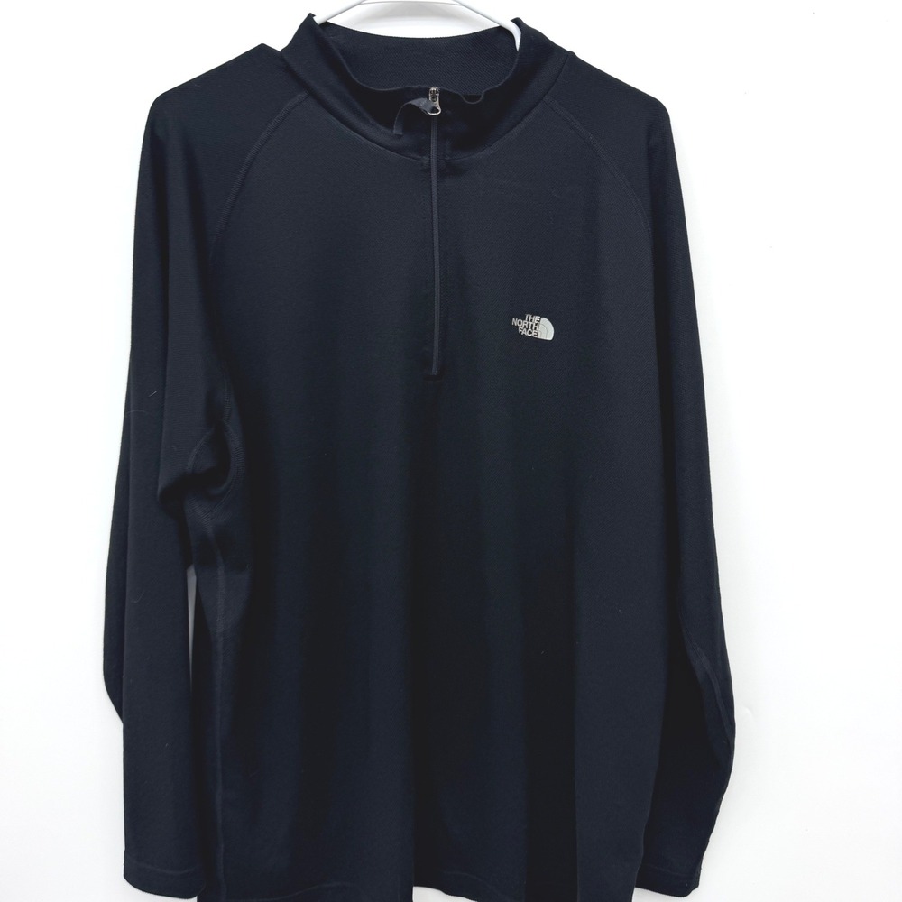 The North Face Flight Series Activewear VaporWick 1/4 Zip Pullover Mens XL Black - Picture 1 of 9